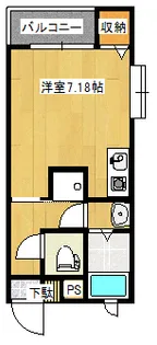 Zero武2丁目【2階】の間取り