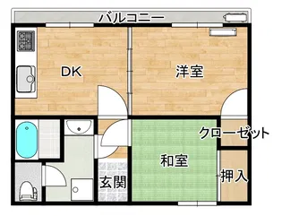 大和第一ビル【2階】の間取り