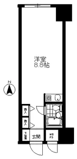 東京都渋谷区広尾1【マンション】の間取り
