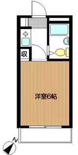 エクセルワコー【2階】の間取り