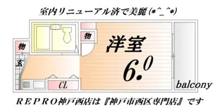 久保ハイツ【2階】の間取り