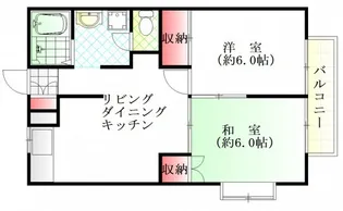 エステートピア伊藤A棟【1階】の間取り