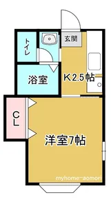 せぴあII【1階】の間取り