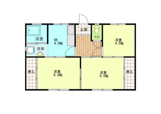 三重県伊勢市東大淀町【一戸建】の間取り