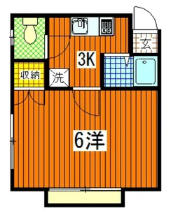 サンフレッチェ【2階】の間取り