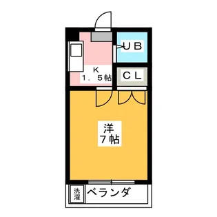 コーポ元町【1階】の間取り