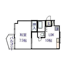 コーポエイト泉が丘【3階】の間取り