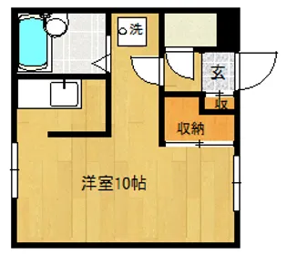 ハイネス台原【1階】の間取り