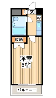 フレンドポート相模大野【1階】の間取り