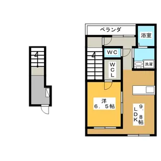 マーブルK【2階】の間取り