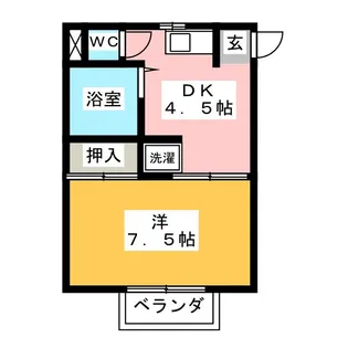 アイリス【2階】の間取り
