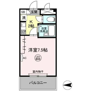 レガシィ小杉【4階】の間取り
