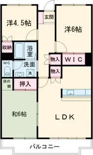 第2桜ハイツ【2階】の間取り