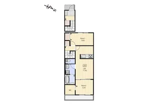 みのり台新築アパート【2階】の間取り