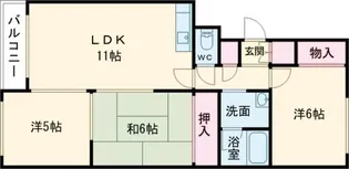 ハイグレード新札幌【3階】の間取り