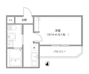 DELIGHT TOWN(ディライトタウン)【2階】の間取り