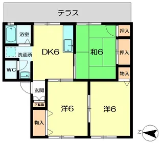 奈良県奈良市押熊町【アパート】の間取り