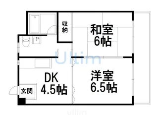 レジデンス・オザック【5階】の間取り