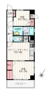 コスモ方南町【3階】の間取り