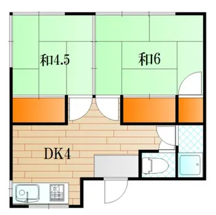 山口県下関市小月宮の町【アパート】の間取り