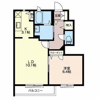 C’est La Vie【1階】の間取り