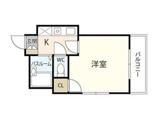 シャテロ住吉【2階】の間取り