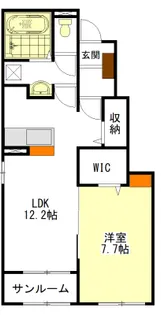 エスポワール・プルミエ【1階】の間取り