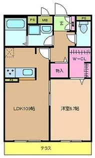 シャーメゾン三宝【1階】の間取り