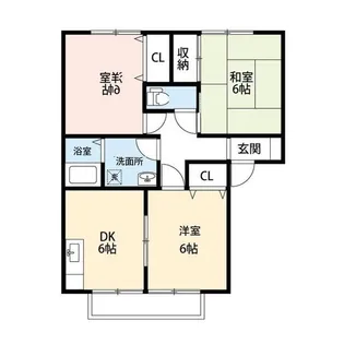 メゾン・ソレント【1階】の間取り