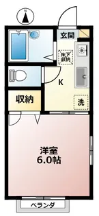 フラッツアム【1階】の間取り