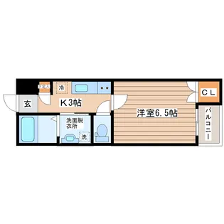 メゾンエスポワール長町【2階】の間取り