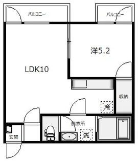 ロイヤルスウィート【1階】の間取り