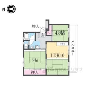 寝屋川団地C29号棟【3階】の間取り