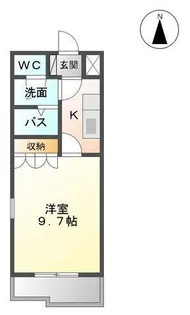 フローレンス明磧【1階】の間取り