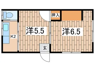 五島荘【1階】の間取り