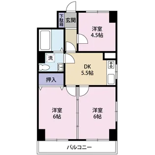ライブコア辻2丁目【2階】の間取り