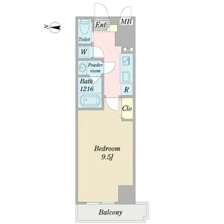 パークヒルズ湯島【3階】の間取り