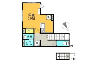 リブ・フォース【2階】の間取り