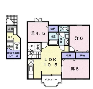 MeruRose III【2階】の間取り