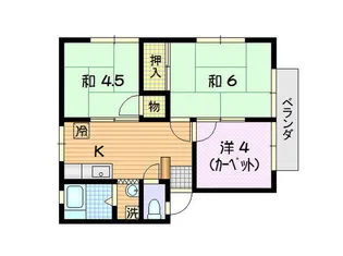 アーバンジュネス【2階】の間取り