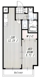 CUORE ASAKUSA クオーレ浅草【4階】の間取り