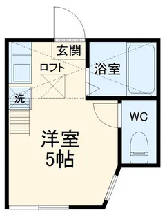 ユナイト衣笠マルセロの瞳【2階】の間取り