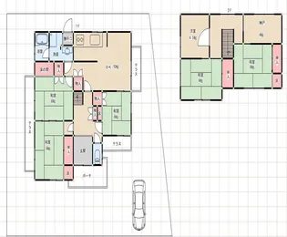 滋賀県大津市水明1【一戸建】の間取り