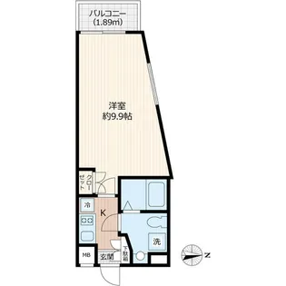 Beverly Homes下赤塚【3階】の間取り