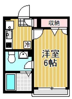 1Kの間取り画像