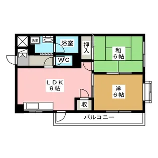 サンテラス司【1階】の間取り