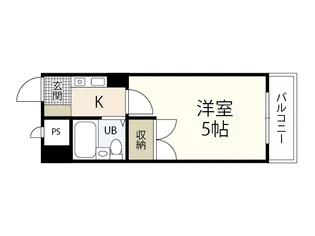 コート上東雲【2階】の間取り