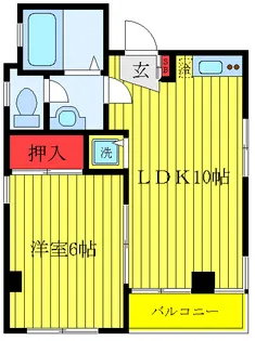 スカイウォール【3階】の間取り