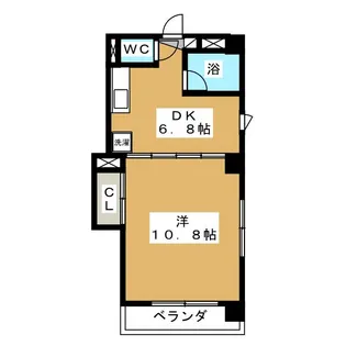 サンワイド・42【2階】の間取り