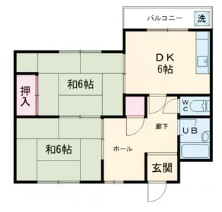 スカイマンション【3階】の間取り